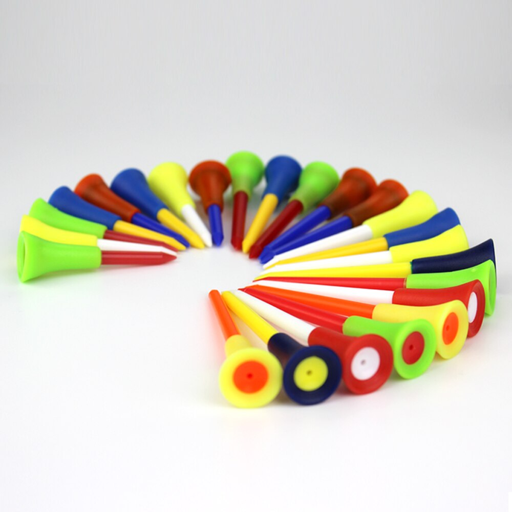 Juego de 10 unids/set de tachuelas de pelota de Golf, accesorios de asiento de bola de plástico, soporte de clavos para ayuda de entrenamiento de golfista