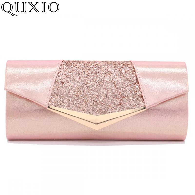 2019 di modo Sacchetti di Frizione Per Le Donne Del Partito di Cerimonia Nuziale Da Sera di Cristallo Paillettes Pochette Borsa Femminile Rosa Argento Portafogli Delle Donne del Sacchetto di borse