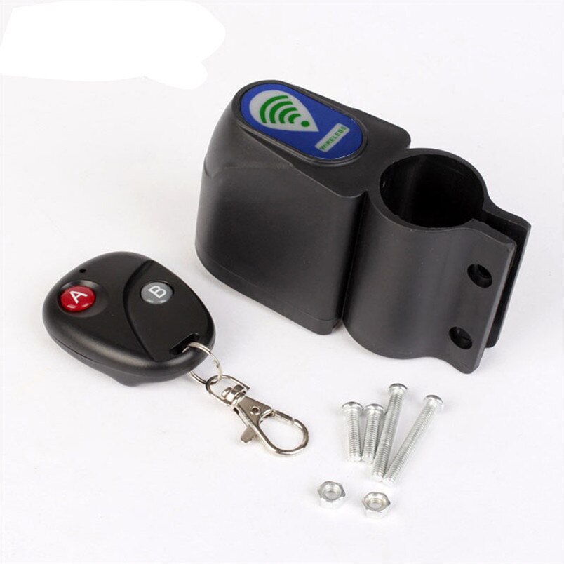 Professionele Anti-Diefstal Fietsslot Fietsen Security Lock Afstandsbediening Trillingen Alarm Fiets Trillingen Alarm #2A17
