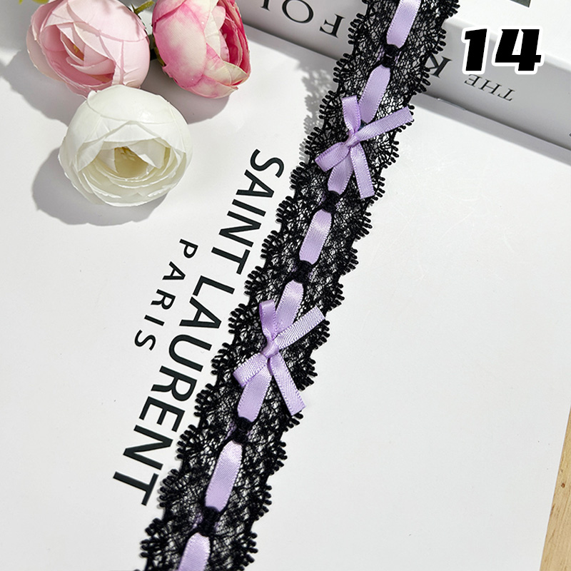 1m rosett plisserad spets handgjord gör-det-själv-dekoration babykläder kjol fåll kläder spets accessoarer gardiner heminredning accessoarer: Nickel