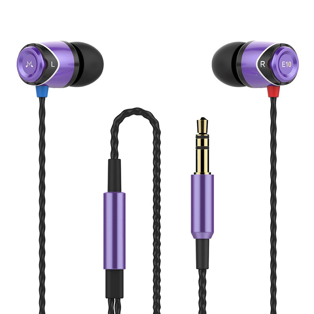 Soundmagic E10 Oortelefoon Bedraad In-Ear Oordopjes Krachtige Bass Hifi Stereo Oordopje Oordopjes