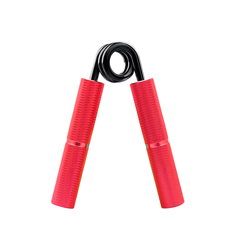 Pinza de mano 50LB-300LB, fortalecedor de Metal, ejercitador de dedos, fuerza de agarre, entrenador de brazos musculares, recuperación, muñeca, equipo de gimnasio: Rojo