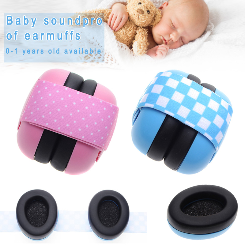 Baby Oor Bescherming Anti-geluid Oorbeschermers Ruisonderdrukking Hoofdtelefoon Met Elastische Band BM88