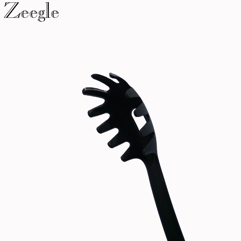 Praktische Pasta Noodle Lepel Pasta Scoop Vergiet Noodle Spaghetti Pollepel Slot Lepel Nylon Vergiet Keuken Gadget
