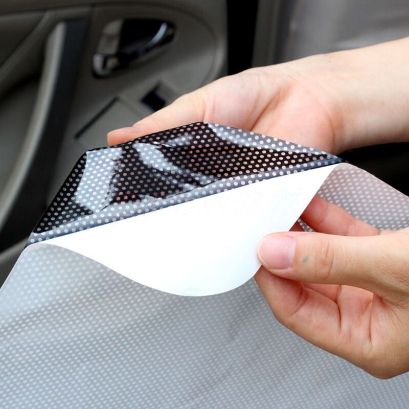 2 stücke Auto Sonnenschutz Aufkleber für Seite und Hinten Fenster Auto Aufkleber T3LF