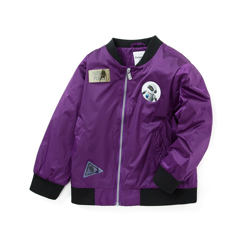 Balabala Children coat boy spring baby casual wild long-sleeved coat jacket for a boy: 3T