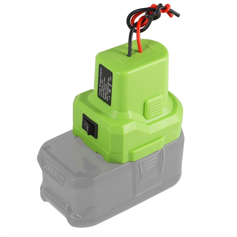 Adapter For Ryobi 18V Nimh/Nicd/Li-ion Battery DIY Power Wheels Adapter for Ryobi ONE+ Dock Power Connector With 14 AWG Wires