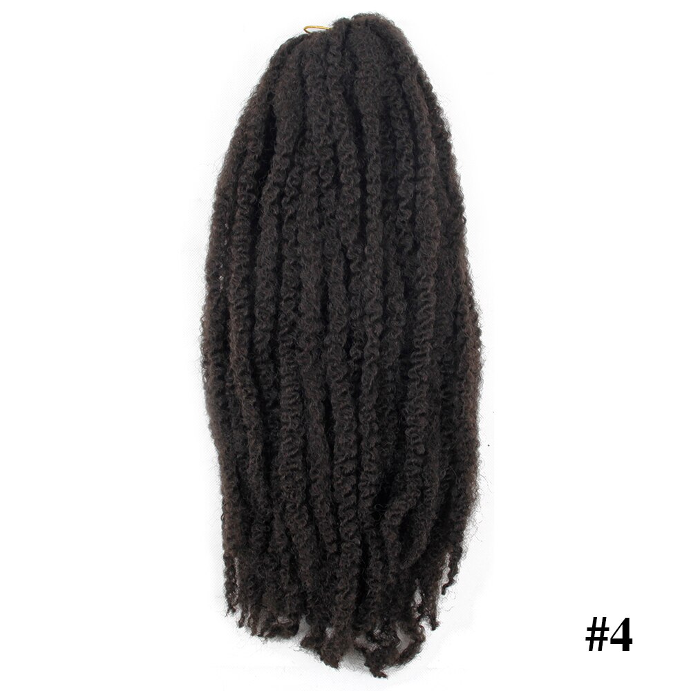 Marley Braids Crochet hair Curly Afro spring twist Soft Red Grey Synthetic Kanekalo Braids Crochet Braiding Hair Extension: #4