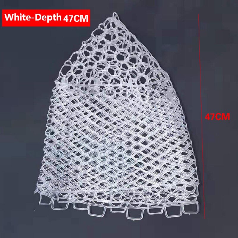 Dip Net Head Depth：32/40/47/55cm Hand Net Replacement PVC Material Fishing Accessories: plum