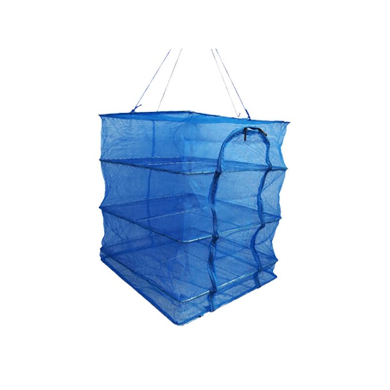 4 couches de séchage Net filet de poisson étendoir suspendu légumes poissons plats séchoir filet PE cintre filet de poisson