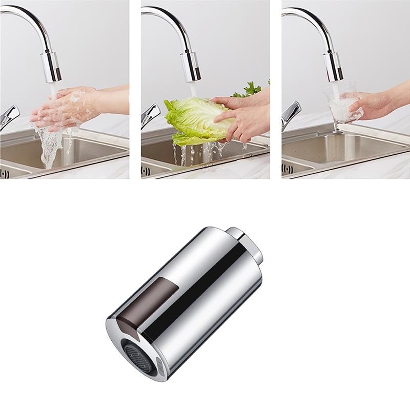 Bathroom Automatic Infrared Sensor Sink Faucet Touchless Basin Water Tap Water Saving Cold And Water Mixer Tap