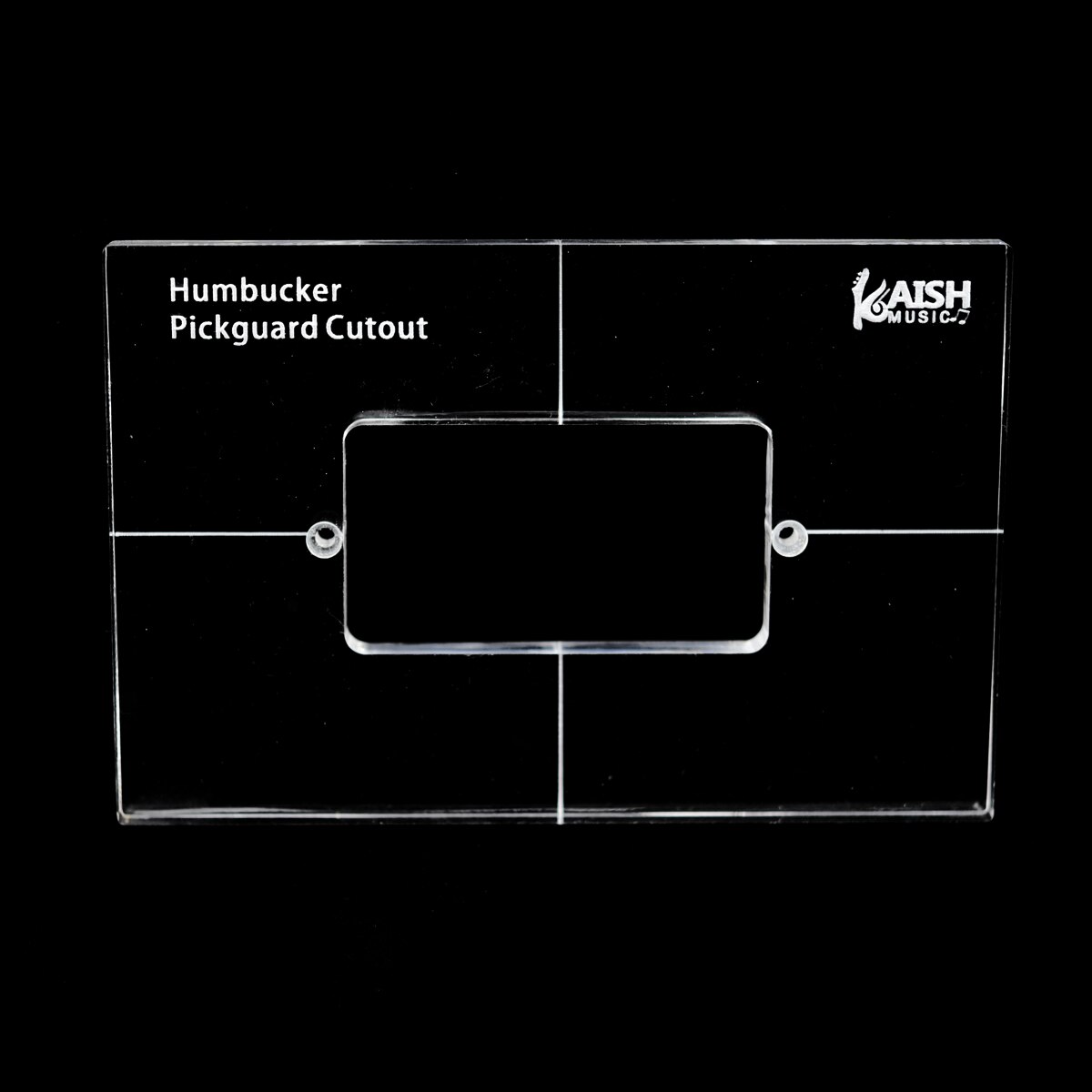 KAISH Acrylic Humbucker Pickup Routing Template Pickup Templates for Body or Pickguard Rout: Humbucker-Pickguard