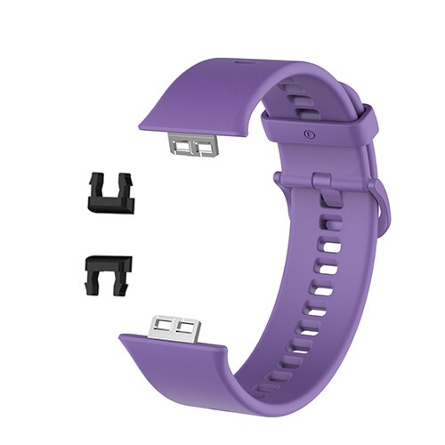 Polsband Voor Huawei Horloge Fit TIA-B09 Model Smart Horloge Accessoires Armband Strap Voor Huawei Fit Lus Verstelbare Polsband: Purple