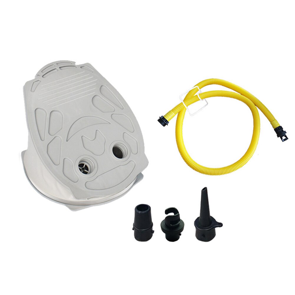 Air Step Foot Pump Inflatable Multifunction Raft Bellows Double Action Inflator Foot Air Pump For Boat: 9 inch