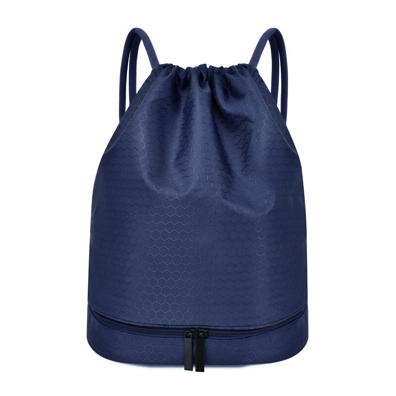 Mochila de natación con cordón, bolsa húmeda seca, bolsas deportivas, hombro, viajes, piscina, playa, bañador, Mochila impermeable, bolsa para nadar XA317WA: Deep Blue