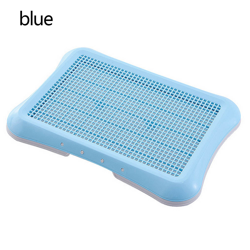 Draagbare Plastic Pet Hond Kat Wc Lade Huisdier Potje Urinoir Kom Pee Training Toilet Te Schoon Huisdier Product: Sky Blue