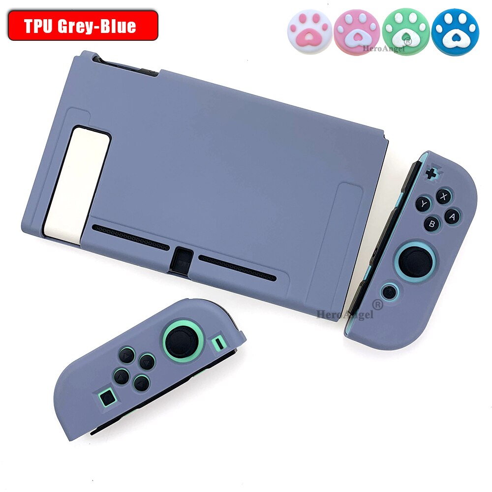 Leuke Pure Tpu Soft Cover Voor Nintendo Switch Beschermende Split Cover Shell Anti-Val Game Console Case voor Ns Accessorie