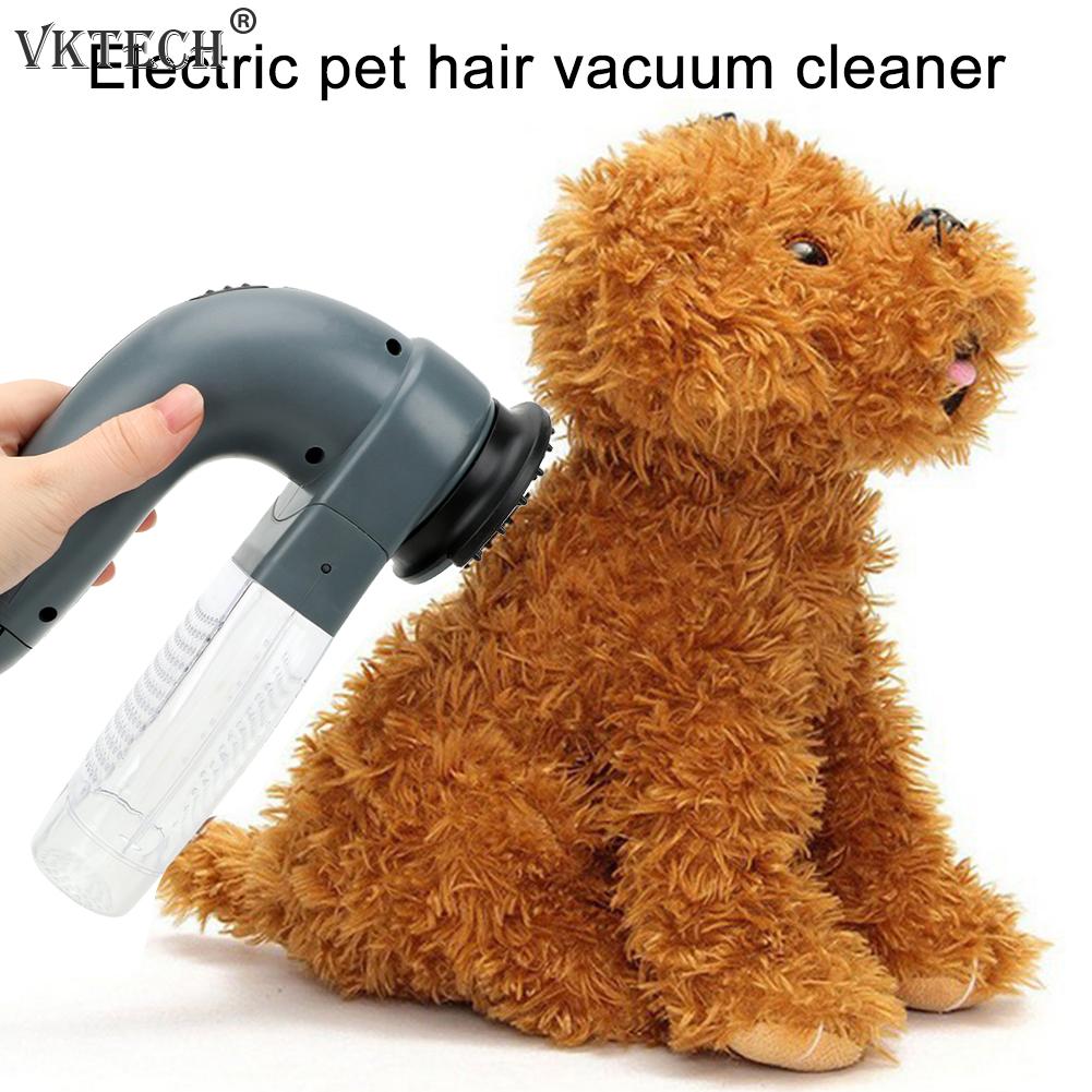 Elektrische Pet Hair Sucker Draagbare Stofzuiger Bont Haar Remover Borstel Kat Hond Kam Grooming Zuig Apparaat Huisdier Accessoires