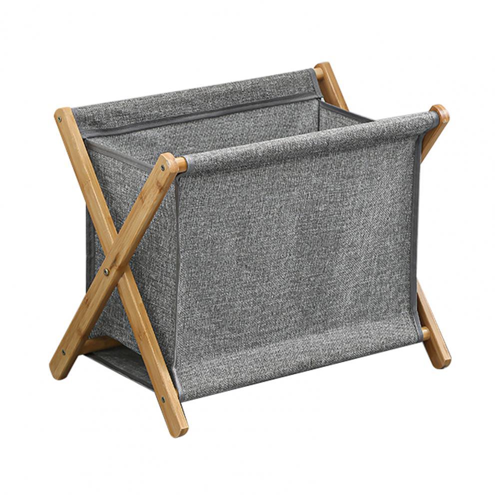 X-shape Collapsible Laundry Hamper Fabric Washing Clothes Book Basket корзина для белья cesto ropa sucia paniers à linge: Grey B