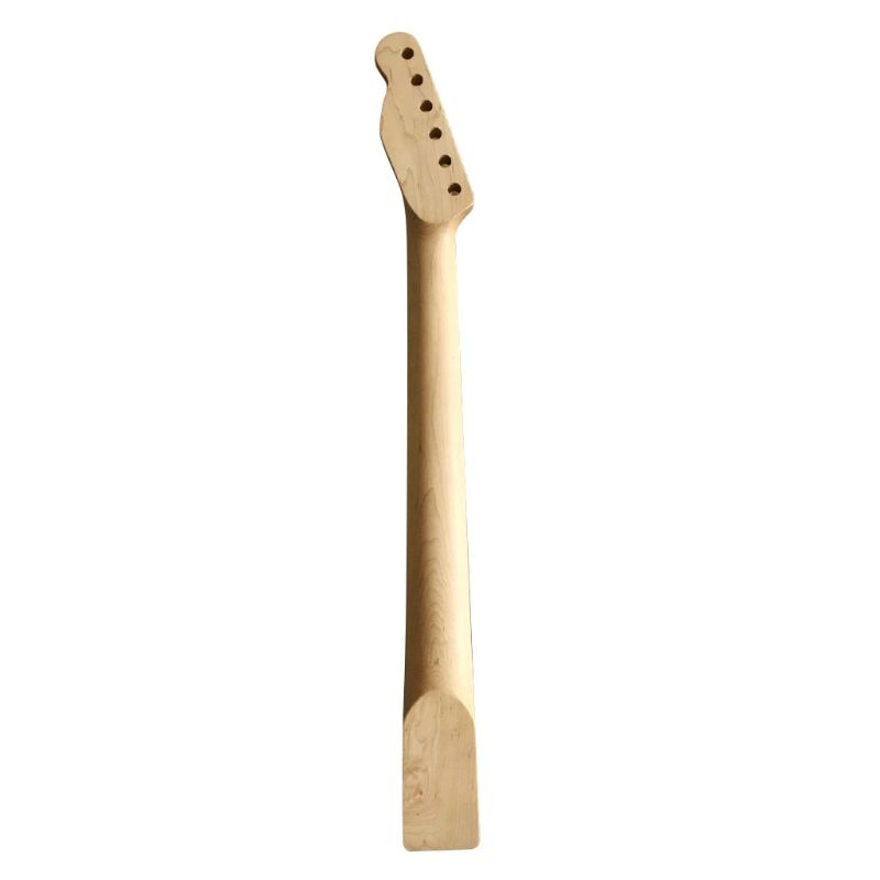 Cuello de guitarra de madera de arce, diapasón de palisandro de borde suave, Kit de mango de guitarra eléctrica,