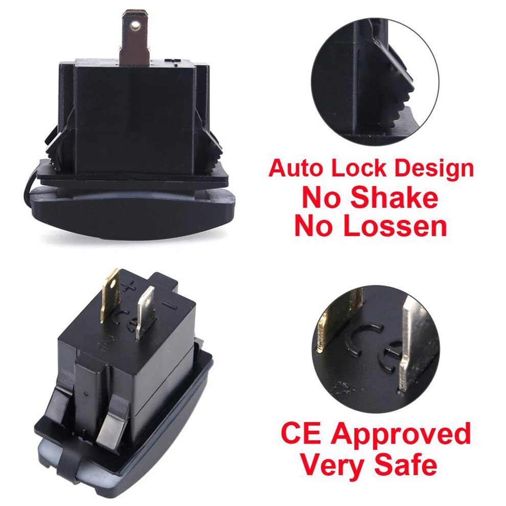 Dual USB Ports Power Adapter Outlet Universal Car Cigarette Lighter Socket Splitter Charger 3.1A