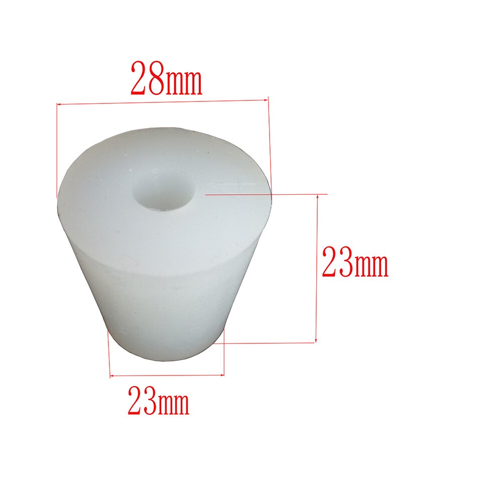 3 #-14 # siliconen Plug Met Gat voor Luchtsluis Waskolf Brouwen Wijn Food Grade Siliconen Rubber Stop: size 5