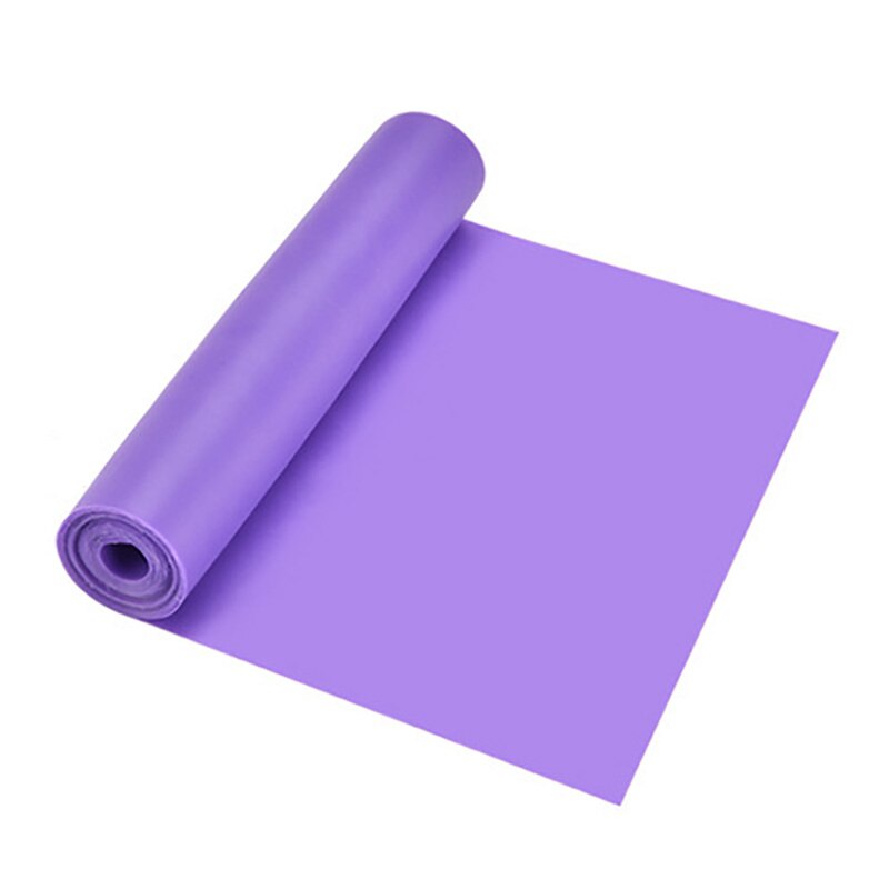 Yoga Fitness Spanning Band Training Riem Band Gym Rubber Sport Band Indoor Yoga Oefening Apparatuur: purple