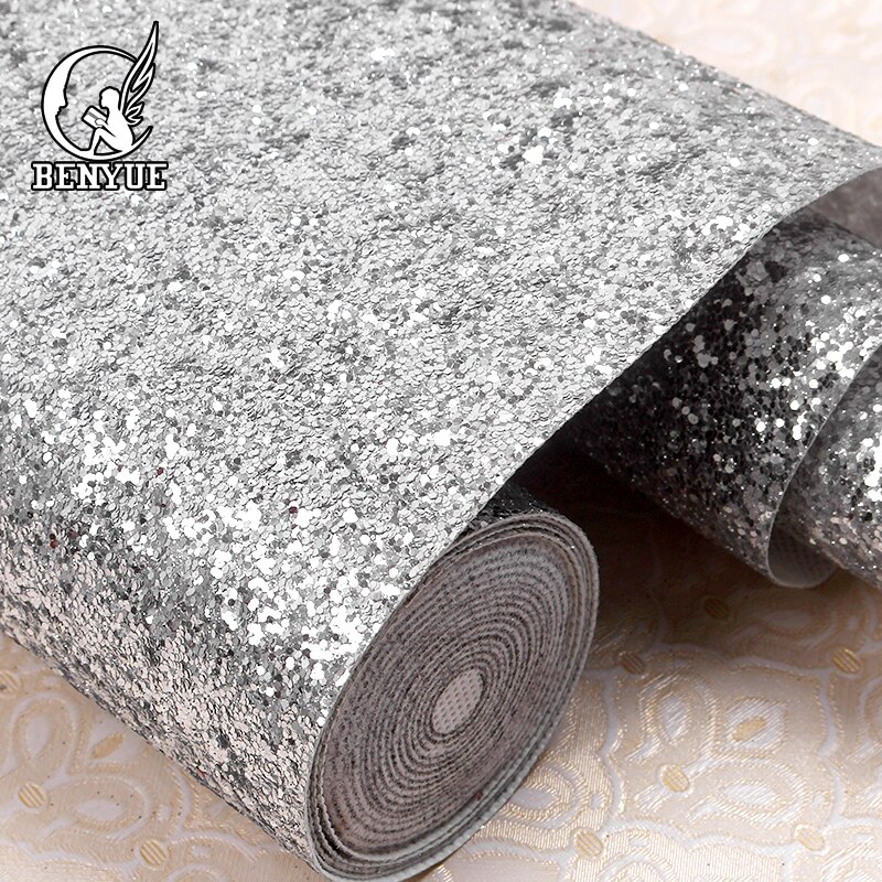 Self adhesive 3d glitter wallpaper for wall coating home decoration 3d wall paper