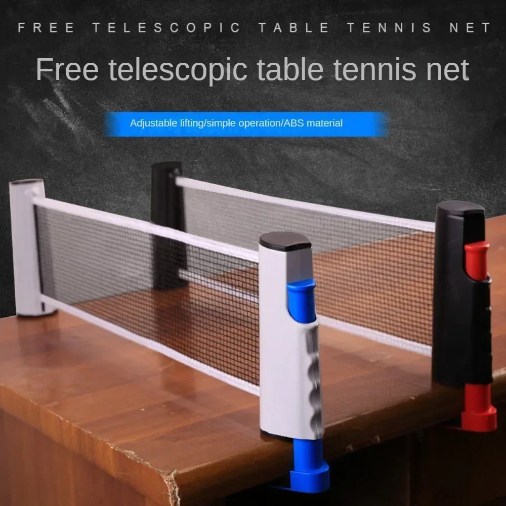 Red de poste de Ping Pong, red de tenis de mesa, estante retráctil para deportes