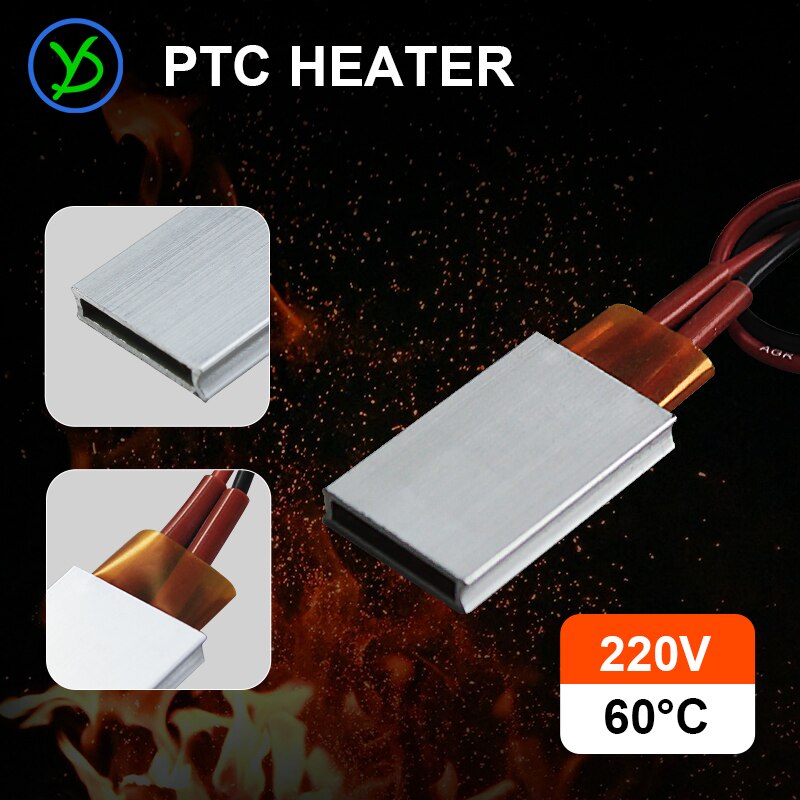 1Pc 220V 60 Graden Ptc Verwarmingselement Ptc Heater Voor Krimper