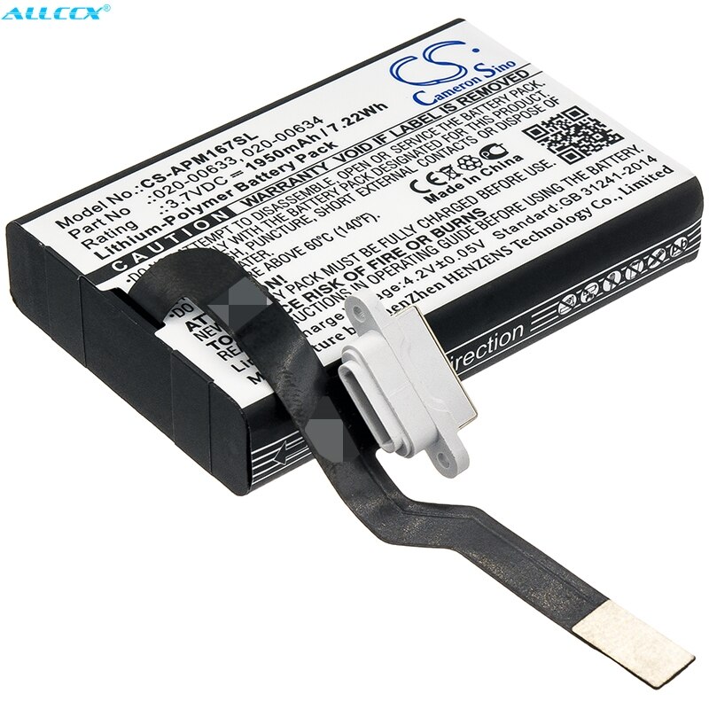 Batterie De Rechange Pour Garmin Edge 1030 - Li-Polymer 1950 MAh - Compatible 361-00105-00