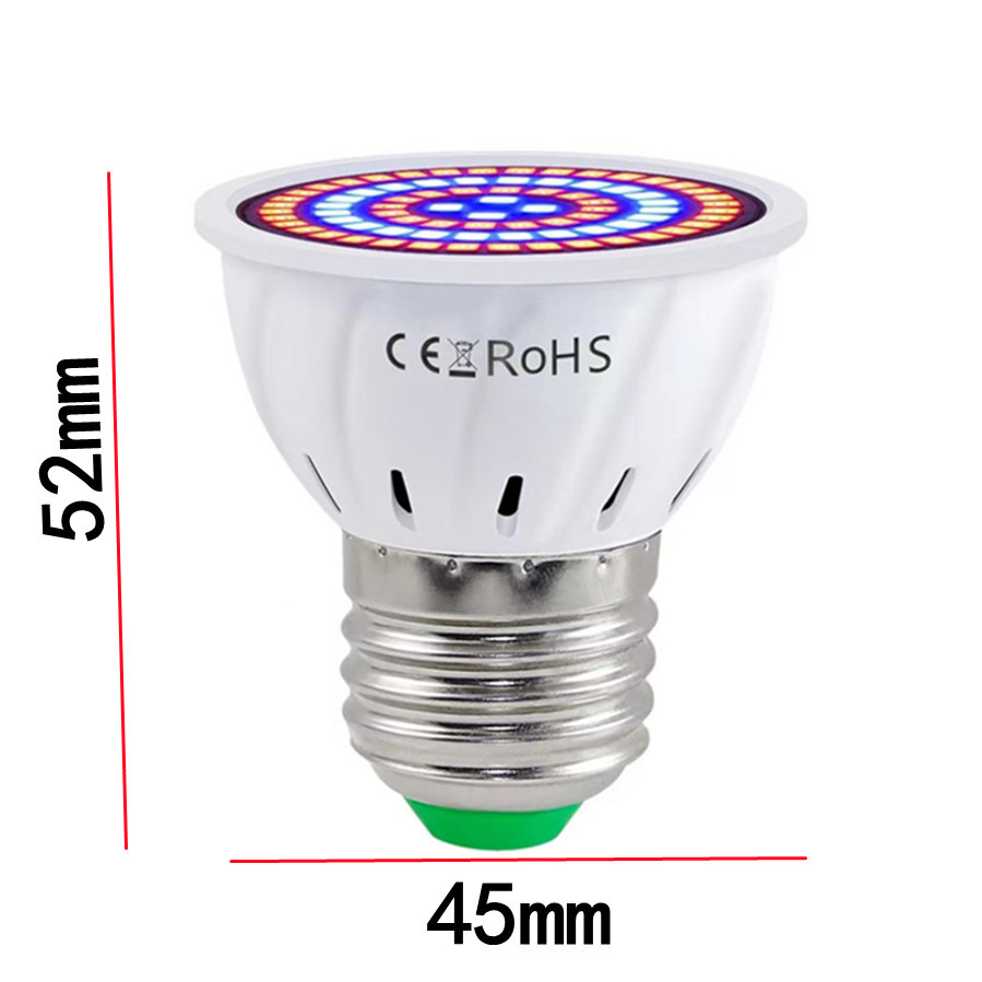 Bombilla LED de espectro completo para cultivo E27 E14 GU10 MR16 220V lámpara hidropónica de invernadero luz de cultivo para plantas de interior lámpara de flores Phyto