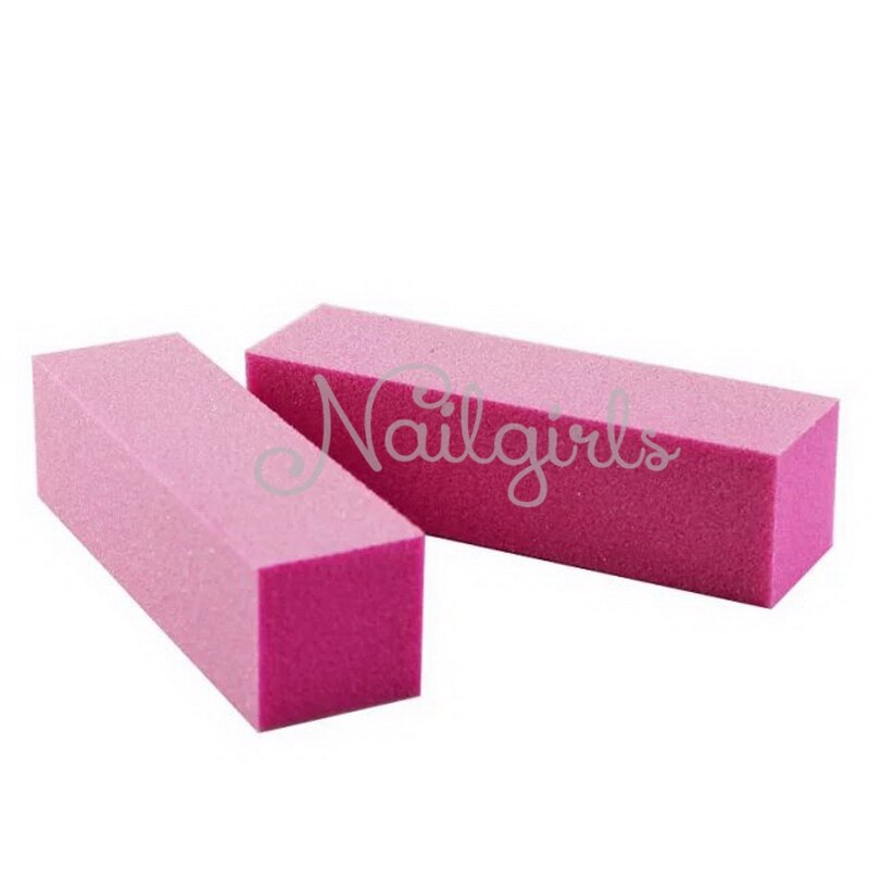 10 Pcs pink Nail Art Buffer File Block Pedicure Manicure Buffing Sanding Polish