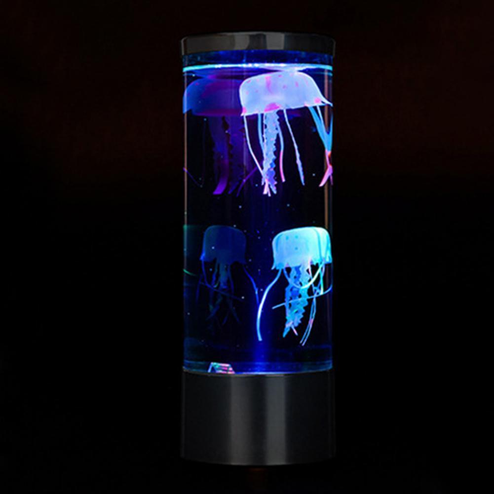 Simulation Jellyfish Light Realistic Wear-resistant ABS Household Table Lamp for Bedroom