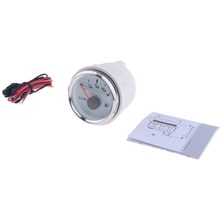 Stainless Steel Auto Motorcycle Marine Fuel Lever Gauge - LED Light Display