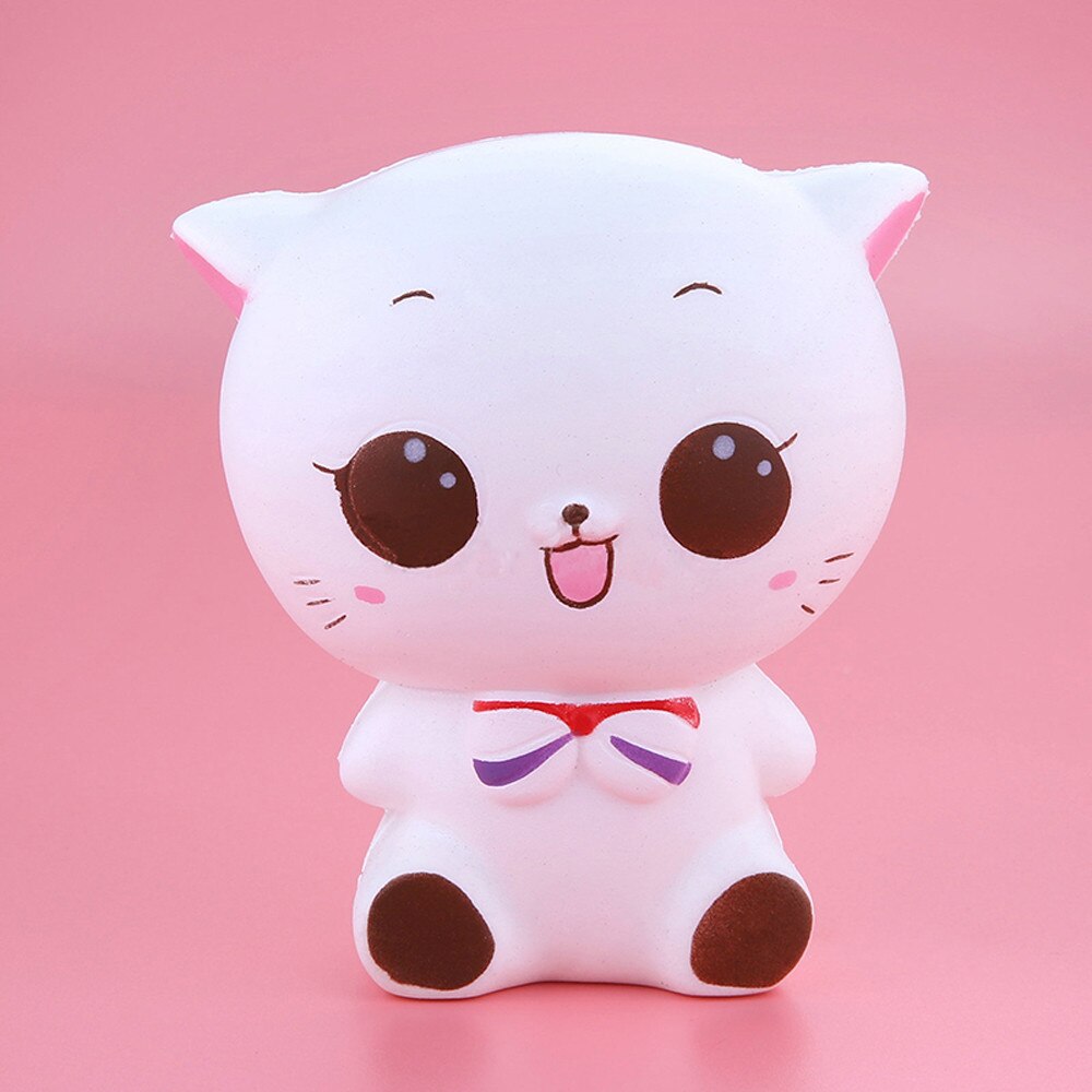 2018 Nuovo kawaii squishies Squishy Kitty Cat Bambola Lento Aumento Morbida Pizzico StressReliever Capretto antistress giocattoli juegos de mesa di goccia