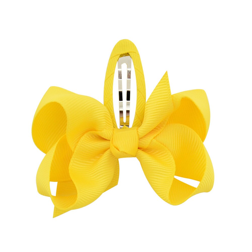 Sweet Top Hair Clip Grosgrain Ribbon Hair Bow Barrettes For Girls Princess Flower Headband Headwear Kids Hair Accessories: Color 10