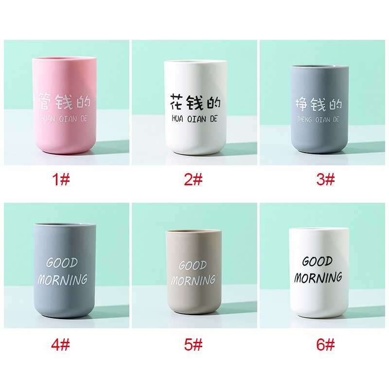 Lovely Washing Cup Brushing Teeth Mouthwash Household Portable Durable for Bathroom XH8Z