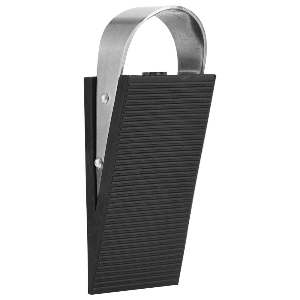 1pcs Rubber Door Stopper Block Guard Wind Dust Blocker Stopper Protector For Home Children Office With Stainless Steel Han