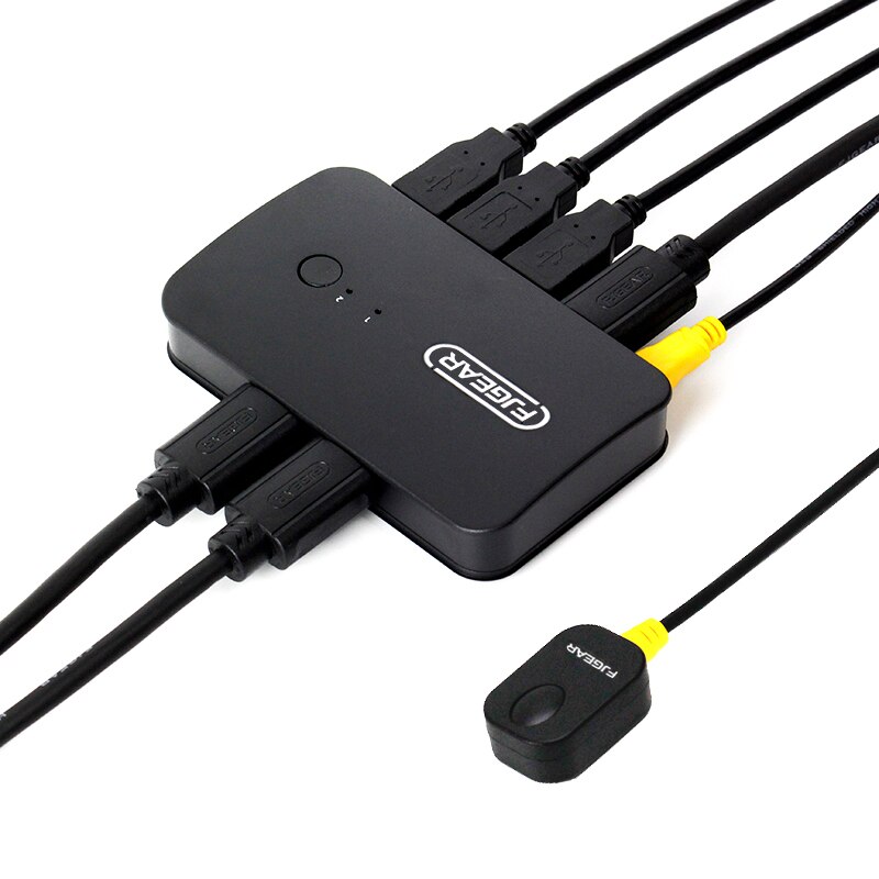 2 Ports KVM Switch HDMI-compatible 2 Input 1Output Two Computer Device Share Displayer USB Printer Keyboard Mouse U Disk