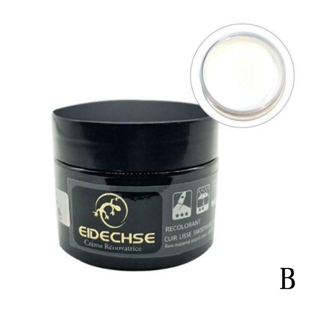 1Pc Autostoel Leer Restauratie Vinyl Reparatie Kit Auto Zitsbank Lederen Holes Scratch Scheuren Rips Vloeibare Lederen reparatie Cre: WHITE