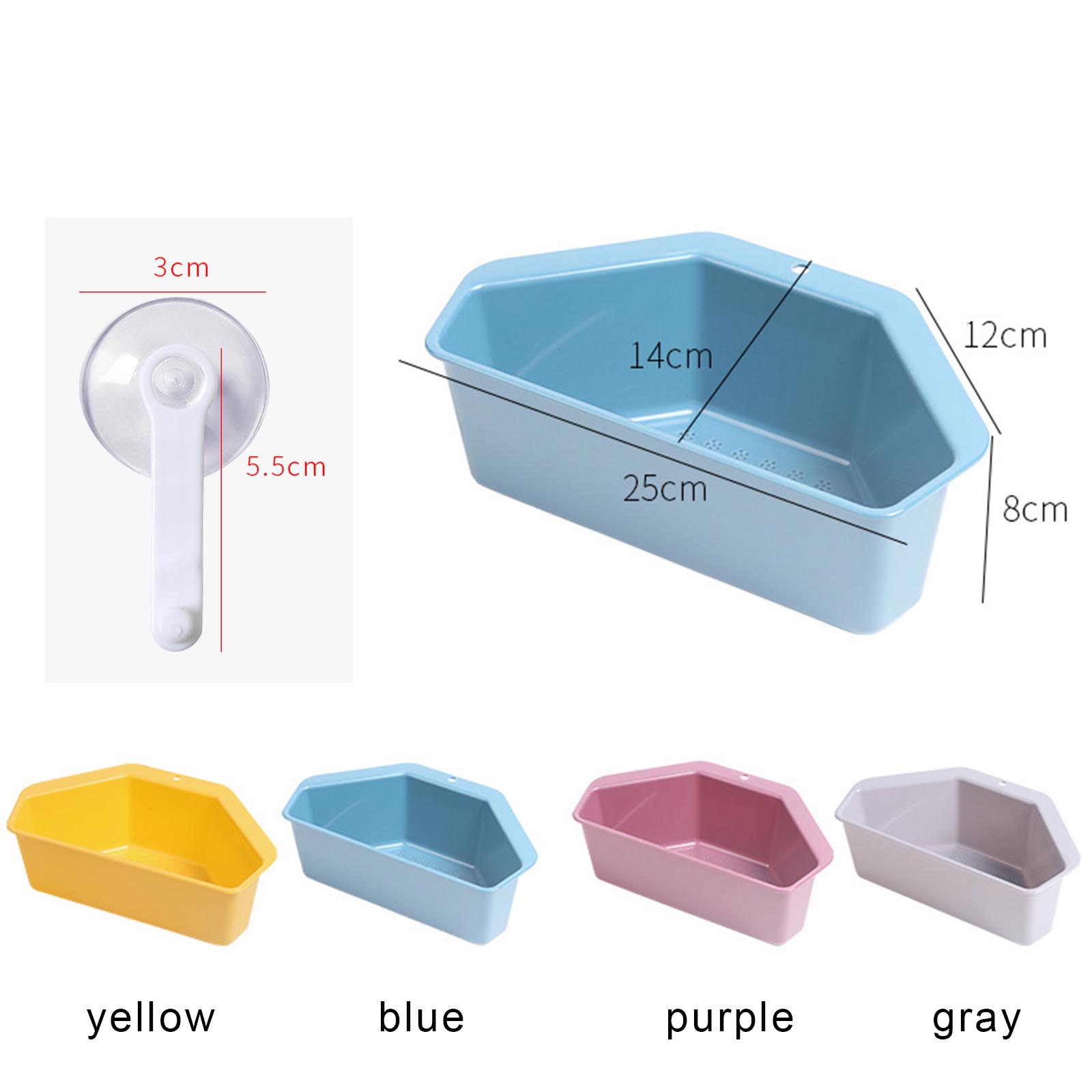 Triangular Corner Sink Drain Rack Shelf Basket Food Strainer Vegetable Fruit Drainer Sponge Holder Kitchen Filter K888
