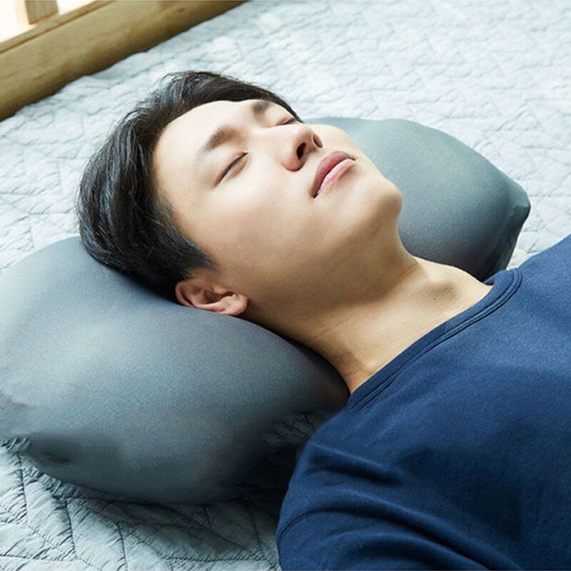 Dormeo-almohada ortopédica de espuma viscoelástica, cojín de viaje para dormir, sala de estar