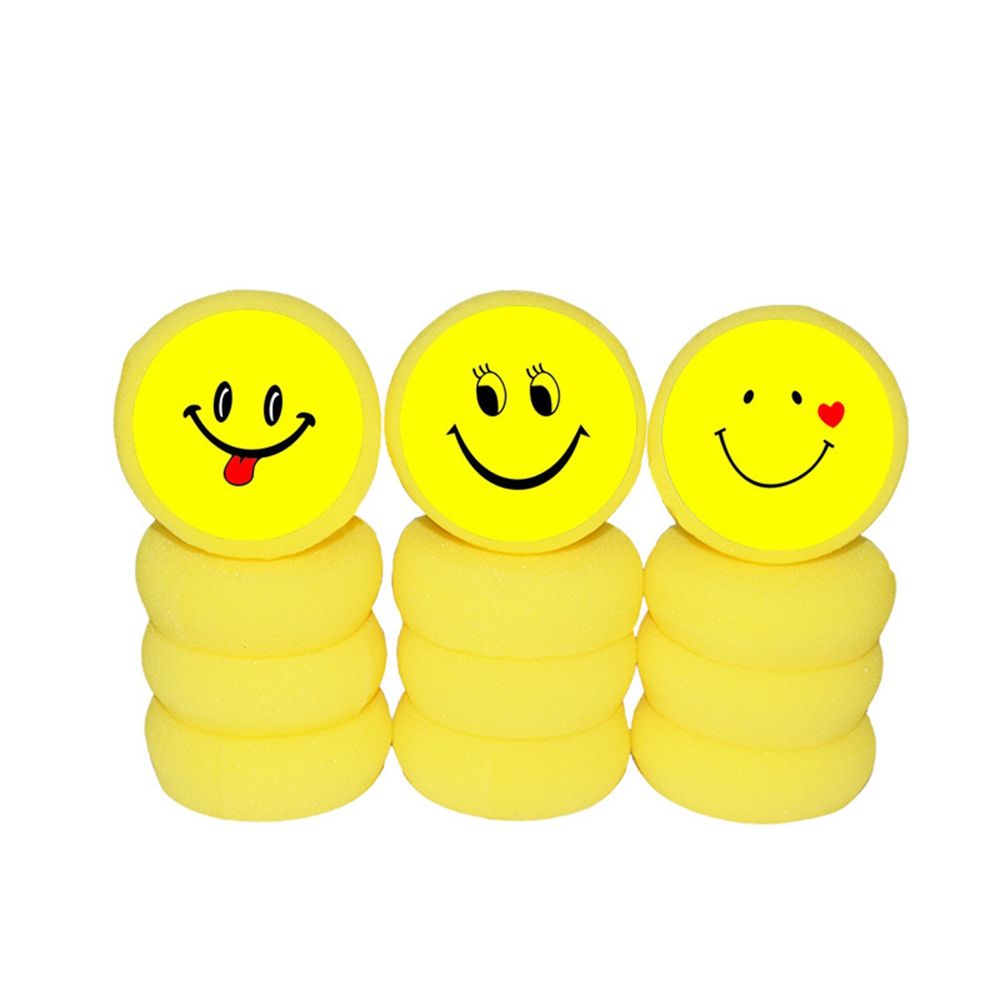 12 stk/pakning rund form keramisk skum, vandabsorberende svamp, skulptur, keramikværktøj, tilbehør