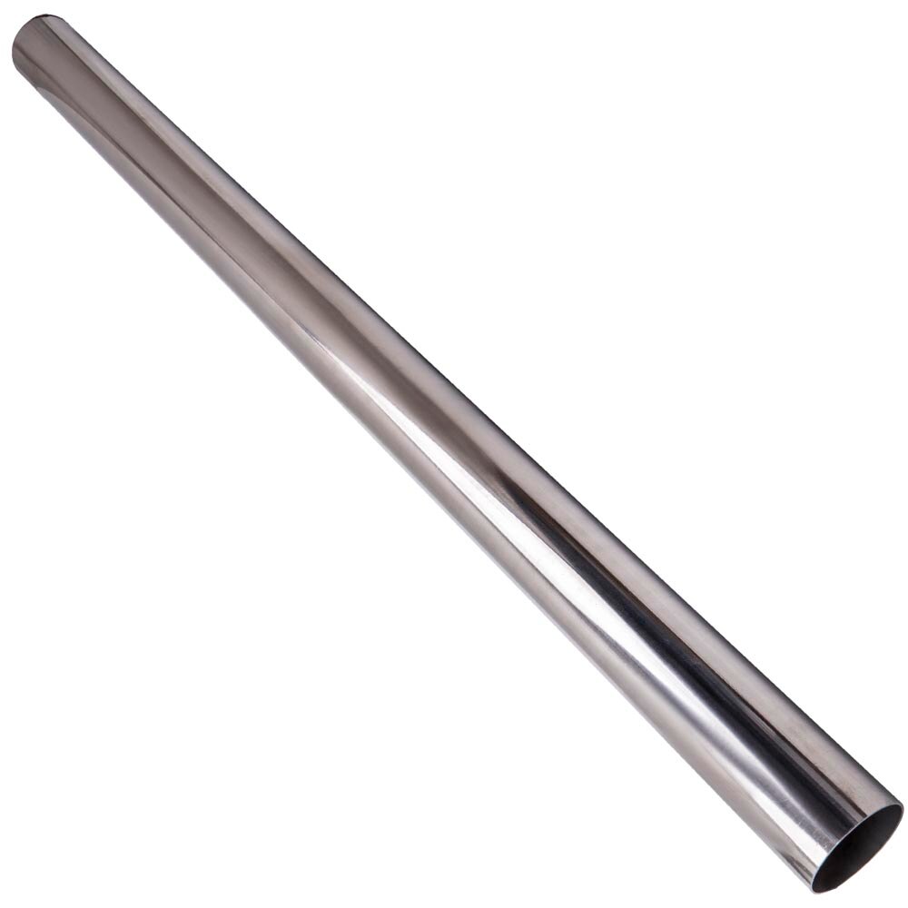 Universal 3" /76mm Outside Diameter Exhaust Pipe Tube Straight Length 4 Feet