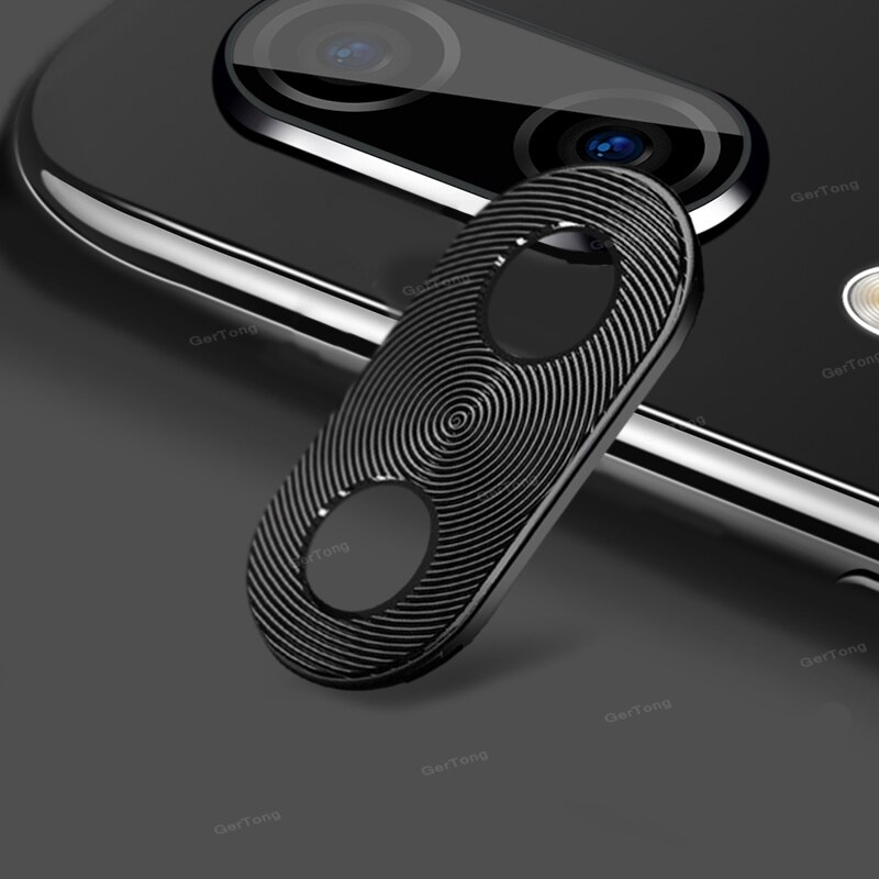 Voor Redmi Note 7 Camera Lens Protector Cover Ring Plating Aluminium Voor Xiaomi Redmi Note 7 Pro Note7 Camera Case ring Bescherming: Black / For Redmi 7