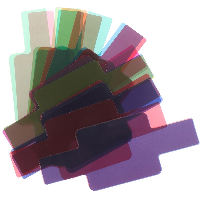 Kit de tarjeta de difusor de filtro de gel de 20 colores para Flash de cámara Universal de