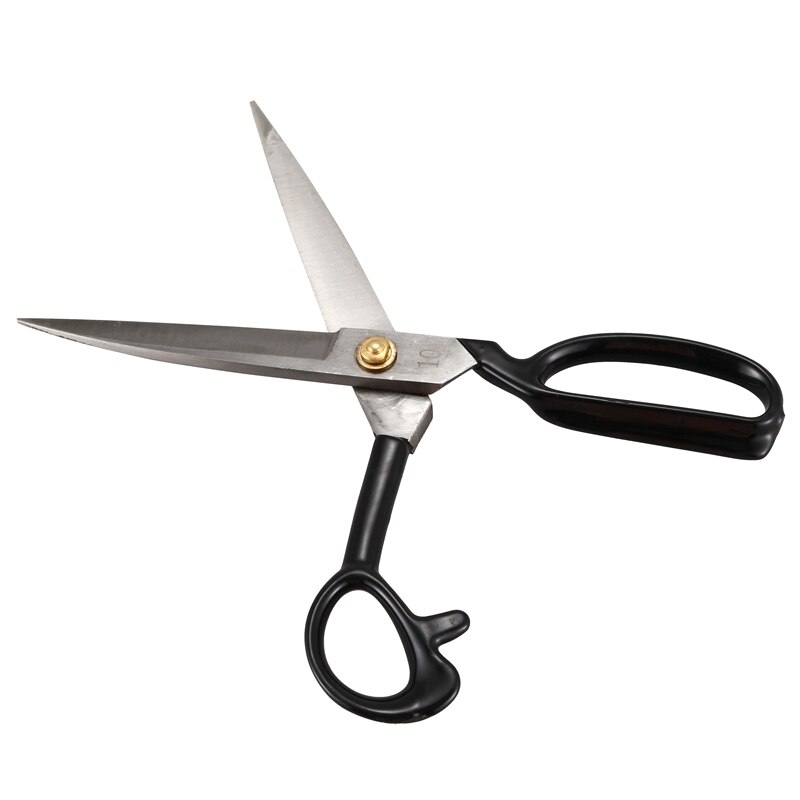 Metal Handle Tailor Stainless Steel Sewing Shears Scissors Black