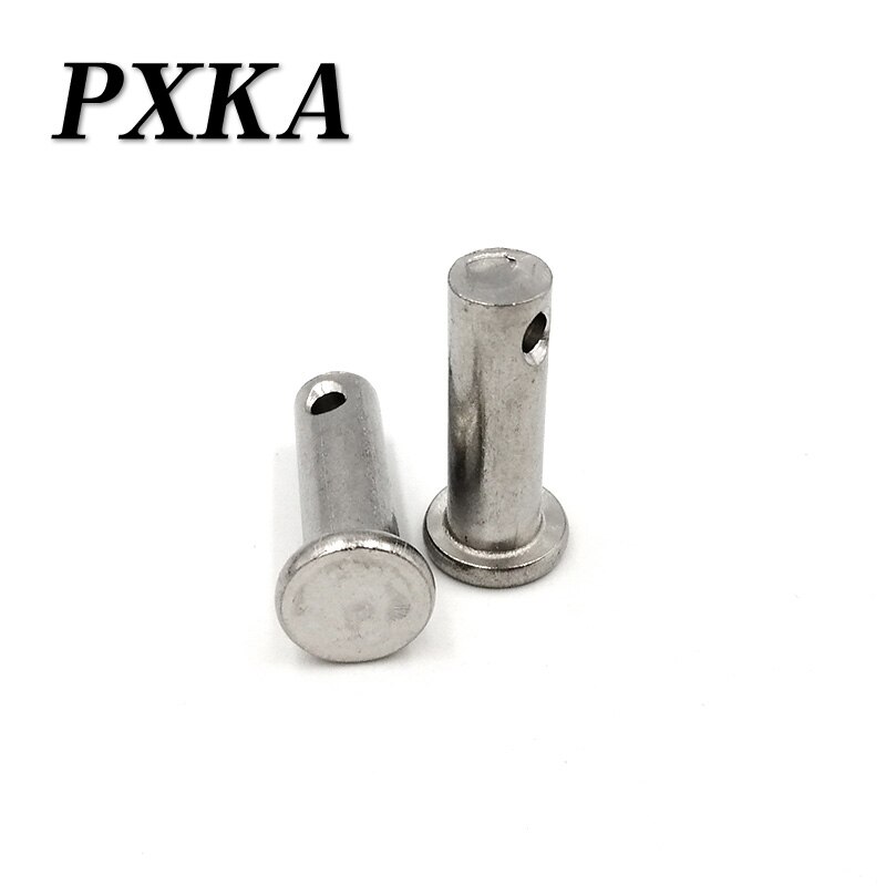 M3M4M5M6M8M10mm 304 stainless steel pin/flat head pin with hole/bolt/pin/cylindrical pin/anti-rust and anti-corrosion
