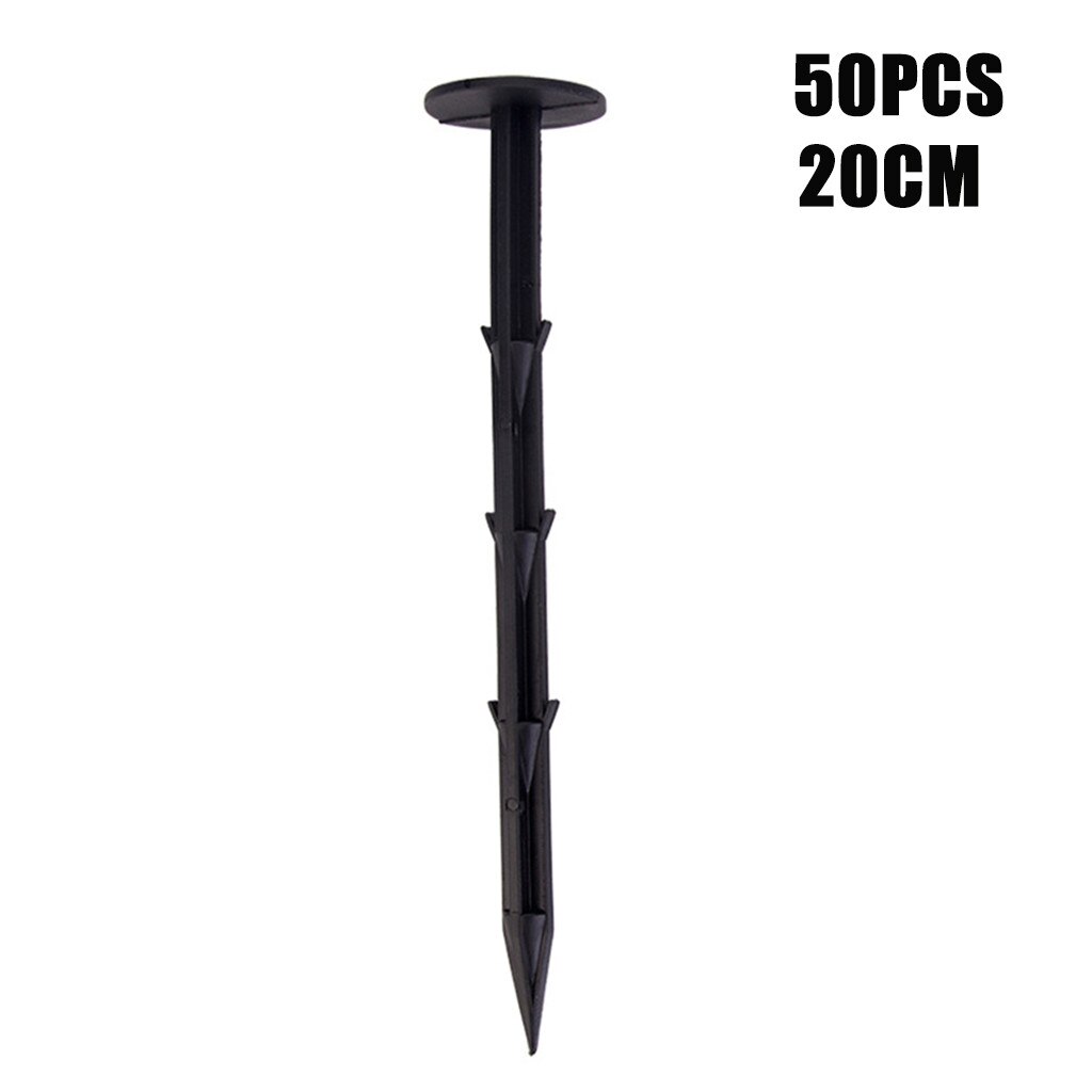 50PC 11/16/20cm Garden nails Tent Peg Plastic Peg Garden Awning Canopy Tent Pegs Camping Stake Nail for yard dog fences: 20cm